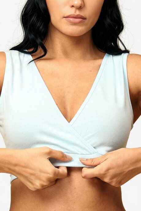The Mom Store Non Wired Full Coverage Maternity Nursing Sleep Bra (Pack of 2) - Multicolor — image 3